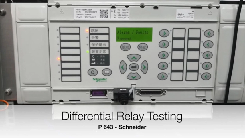 K3163i Test P643 Differential Relay