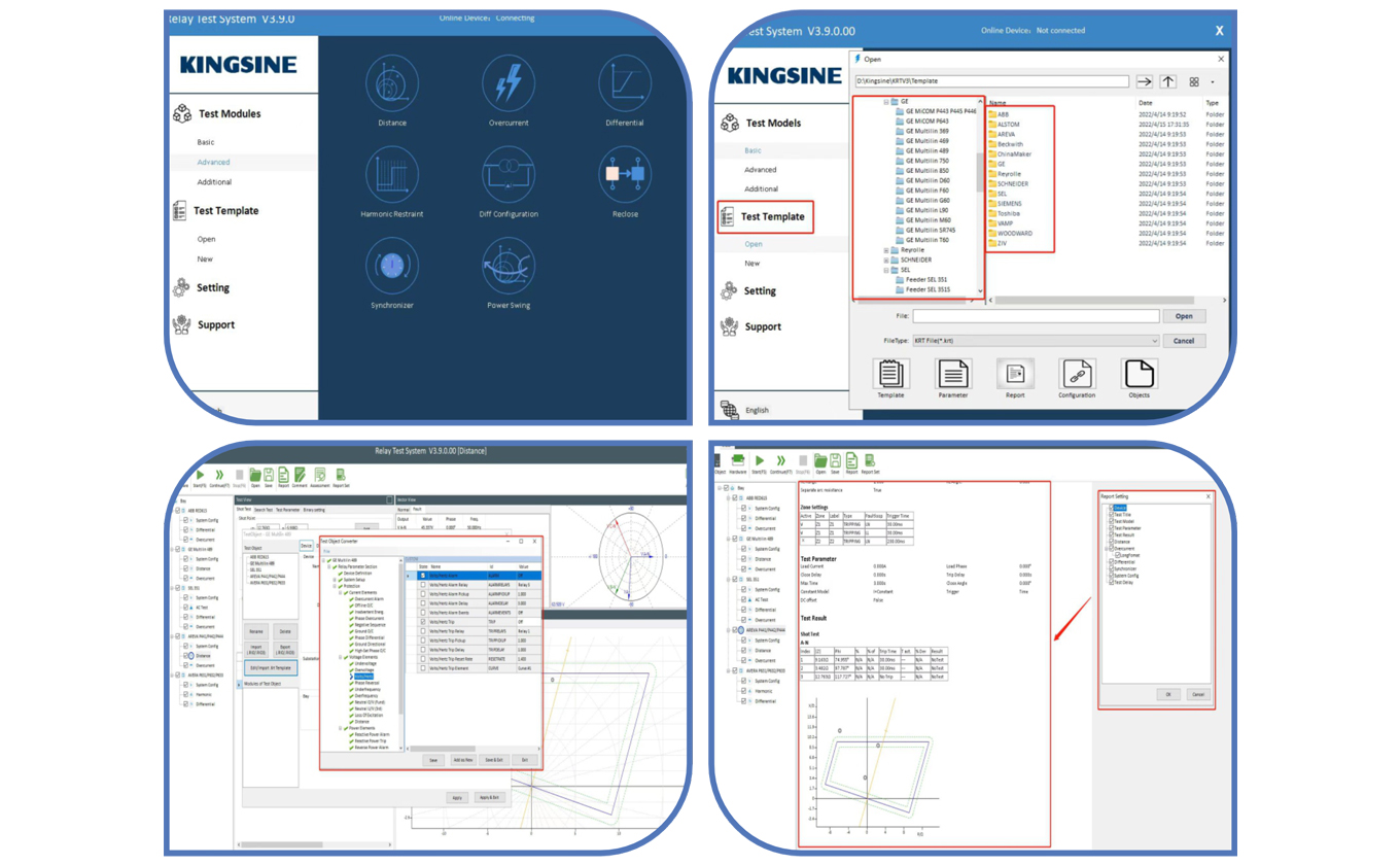 Protection Relay Test Software